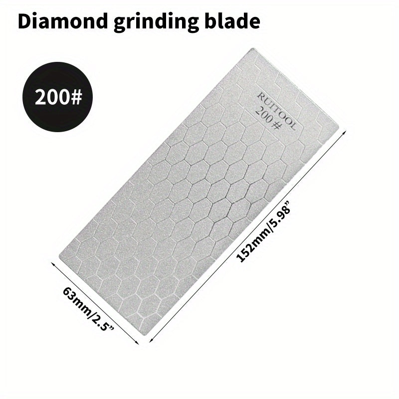 Diamond Sharpening Stone for Kitchen Knives with Non Slip Base