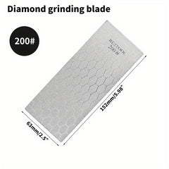 Diamond Sharpening Stone for Kitchen Knives with Non Slip Base