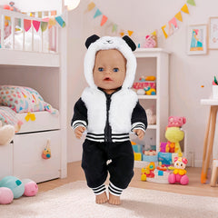 2pcs Panda Doll Outfit for 36 Dolls 14 18 Reborn Dolls Baby Doll Gift