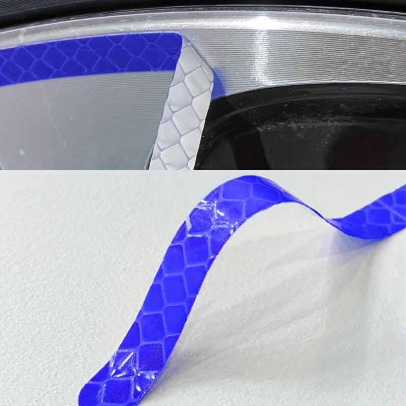 20pcs Car Wheel Hub Reflective Sticker Colorful Luminous Dark Decoration Stripe
