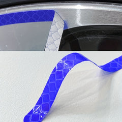 20pcs Car Wheel Hub Reflective Sticker Colorful Luminous Dark Decoration Stripe