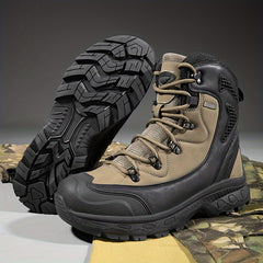 Men's High Top Hiking Boots Non Slip Durable Shoes for Outdoor Activities