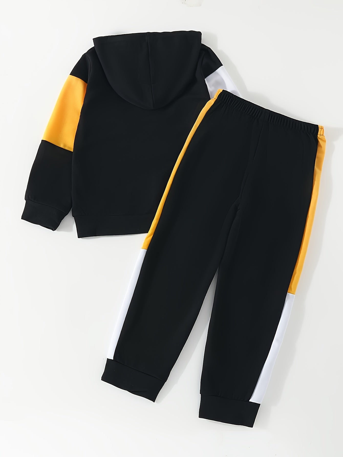 Boys Hooded Sweatshirt & Sweatpants Sports Suit