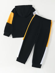 Boys Hooded Sweatshirt & Sweatpants Sports Suit