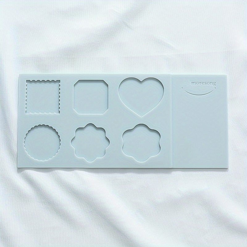 1pc 7 In 1 Silicone Mold Pad For Wax Seal Stamp Sealing Wax Mold Pad