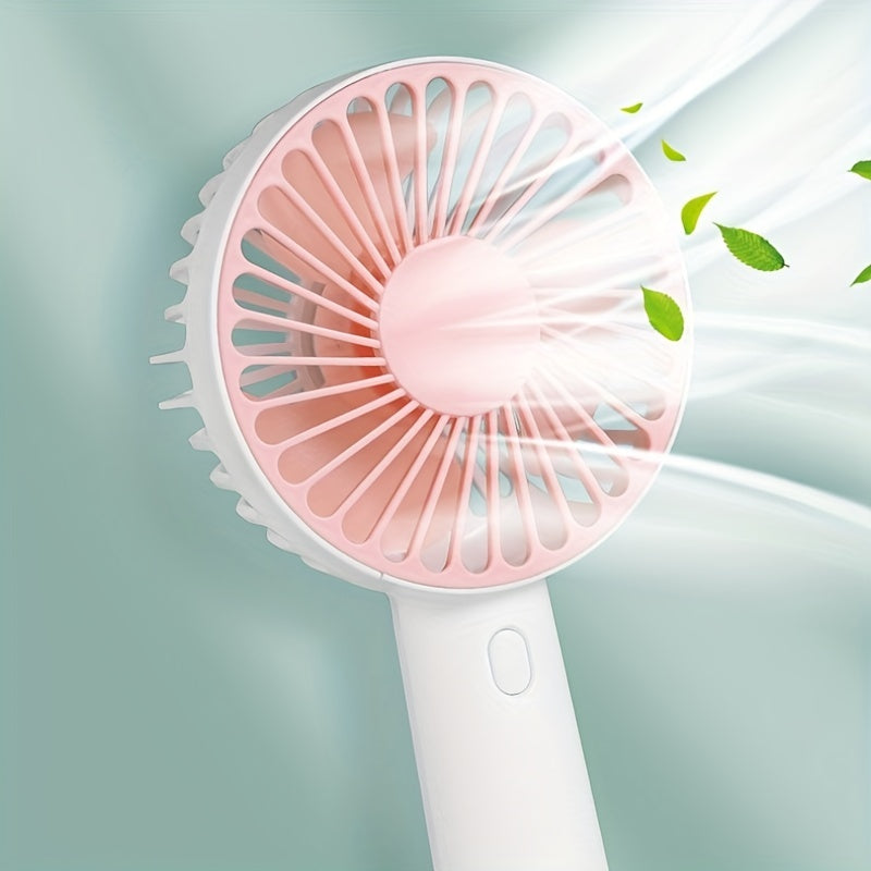 USB Rechargeable Handheld Fan with Base