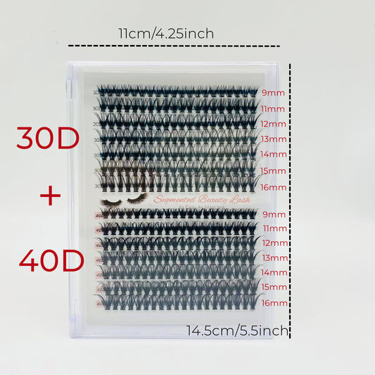 Natural Look False Eyelashes 280 Individual Lashes for DIY Eyelash Extension