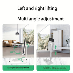 Foldable Mobile Tablet Bracket, Extends to Desktop Lazy Holder Stand