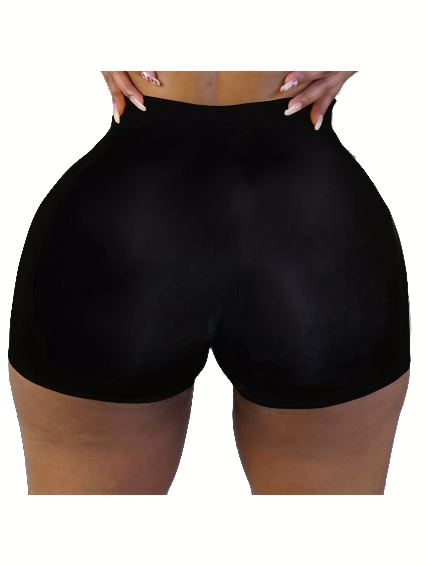 High Waist Skinny Yoga Shorts for Women