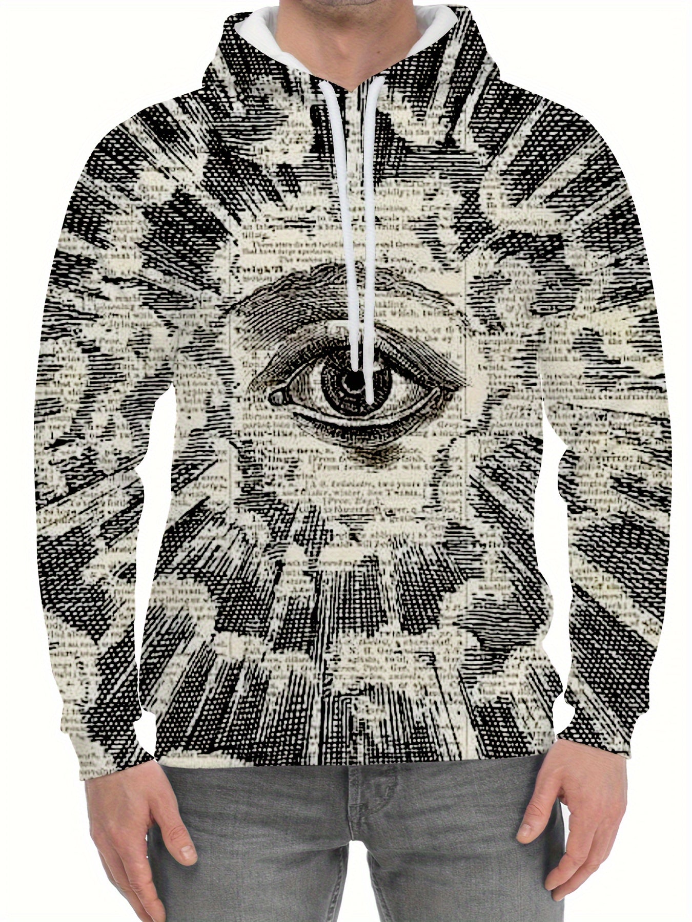 3D Print Hoodie Men Graphic Hooded Pullover Autumn Clothing