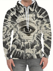 3D Print Hoodie Men Graphic Hooded Pullover Autumn Clothing