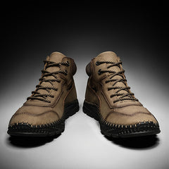 Men's Stitching Boots Casual Non Slip Ankle Boots