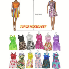 50pcs Doll Clothes and Accessories Kit for 11.5 Inch Dolls