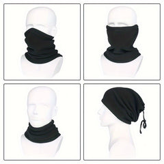 Winter Fleece Cap 3 in 1 Neck Gaiter Windproof Ski Mask