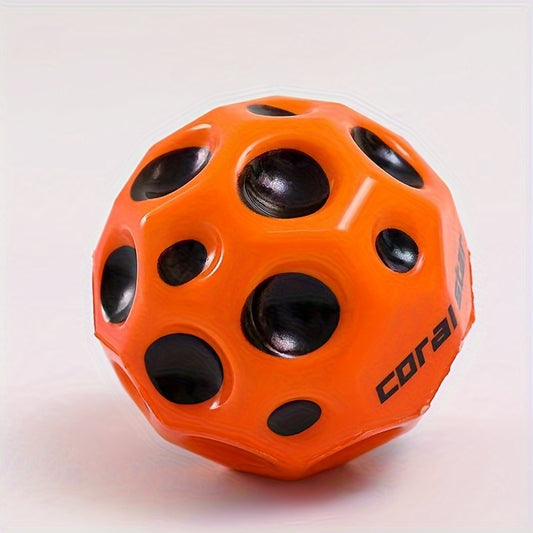 Moon Shape Porous Bouncy Ball High Bouncing Space Ball Sport Training Ball
