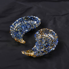 Crystal Angel Wing Shape Tray Resin Craft Home Decor
