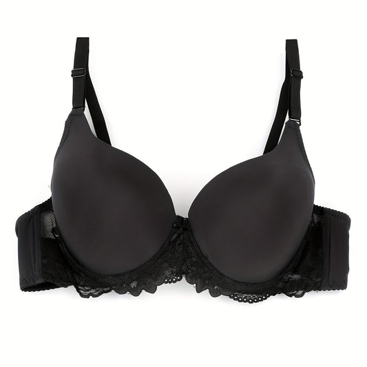Lace Underwire Push Up Bra