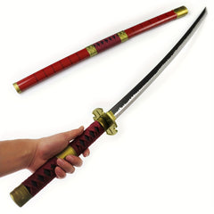 Anime Cosplay Sword Weapon Prop Samurai Wooden Sword Photography Props