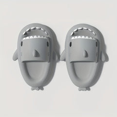 Boy's Cartoon Shark Lightweight Slippers for Indoor Outdoor Shower