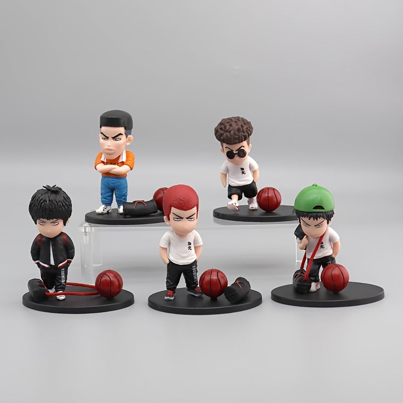 5pcs Action Figures for Car Dashboard Decoration