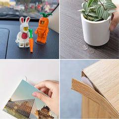 100pcs Double Sided Sticky Stickers Dots Clear Sticky Tack