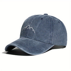 Mountain Embroidery Baseball Cap Vintage Sun Hat Outdoor Snapback Hip Hop Cap