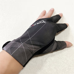 High Elastic Left Hand Billiards Glove Non Slip Three Finger