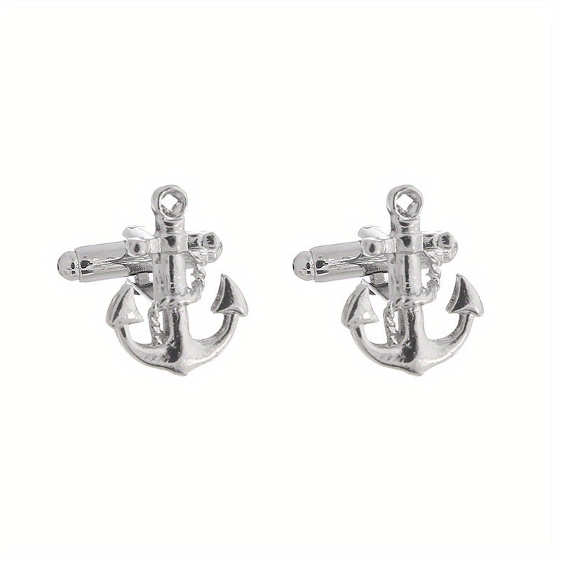 Boat Anchor Cufflinks Sleeve Nails Men's Shirt Accessories