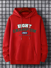 Men's Print Hoodie Casual Breathable Hooded Sweatshirt