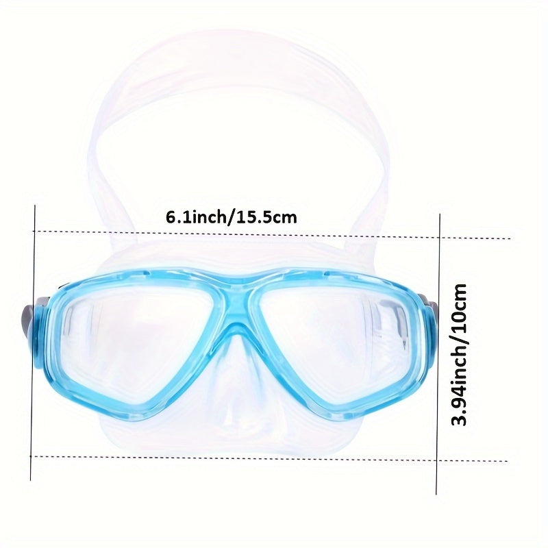 PVC Snorkeling Mask with Tempered Glass Lens