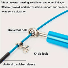 Ball Bearings Jump Rope Adjustable Steel Skipping Rope