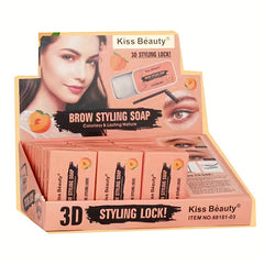 Clear Peach Eyebrow Gel for Natural Styling