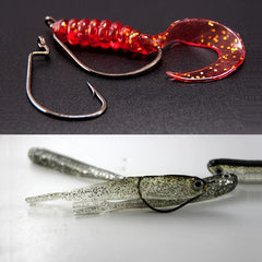 10pcs 15pcs Reinforced Wide Gap Hooks For Texas Rig Barbed Fishing Hooks