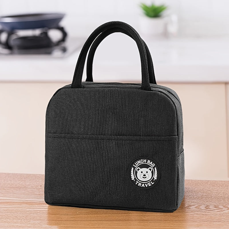 Portable Insulated Lunch Bag Fresh Keeping Aluminum Foil Outdoor Lunch Bag