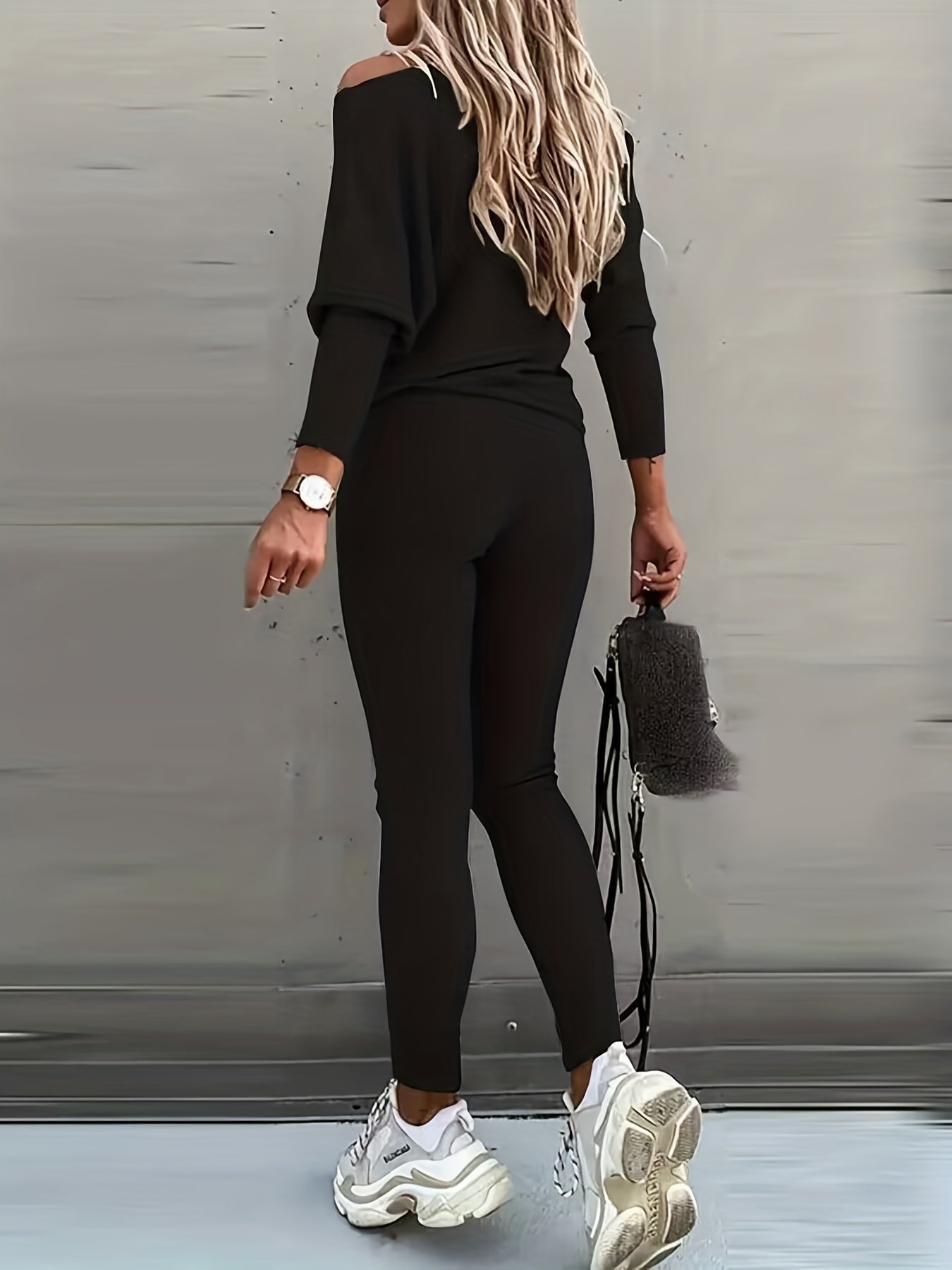 One Shoulder Top & Leggings Set