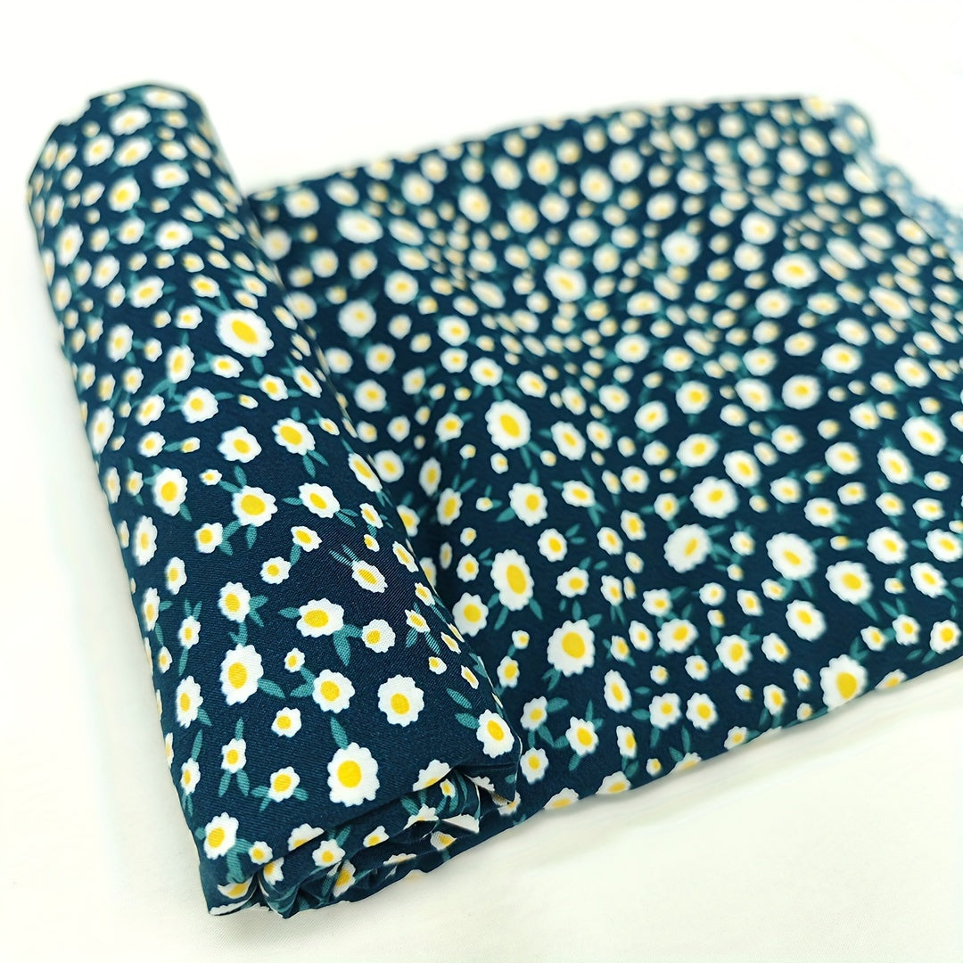 1yd Artificial Cotton Fabric DIY Clothes Dress Pants Quilt Cover Cut Size