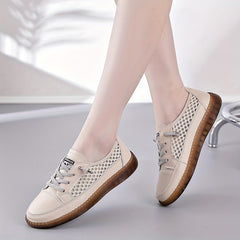 Women's Hollow Out Lace Up Mesh Shoes