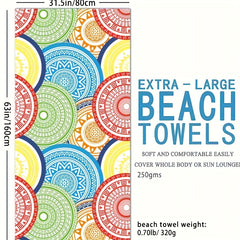 Portable Swimming Towel Quick Drying Absorbent Bath Towel