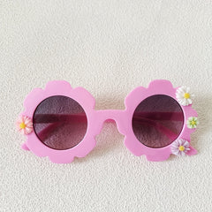 DIY Girl's Small Daisy Sunglasses UV Protection
