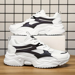 Men's Block Chunky Sneakers For Jogging Gym