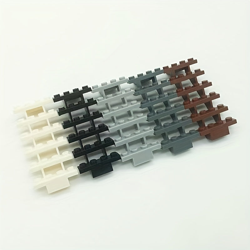 5pcs Building Block Staircase Character Christmas Architectural DIY Toys