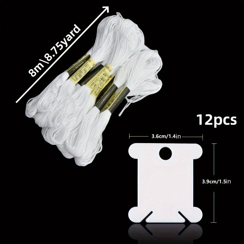 24pcs Halloween Friendship Bracelets Floss & Threads with Bobbins