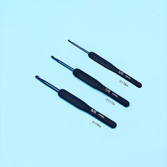 3pcs Crochet Tool Set Knitted Doll Wool Soft Handle Needle Diy Hand Knitting