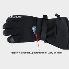 Waterproof Touch Screen Winter Skiing Gloves Unisex Warm Keeping Breathable