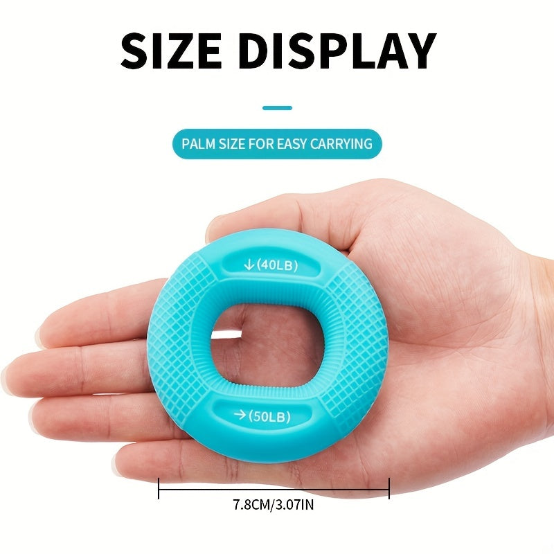 80LB Hand Muscle Training Silicone Ring for Home Gyms
