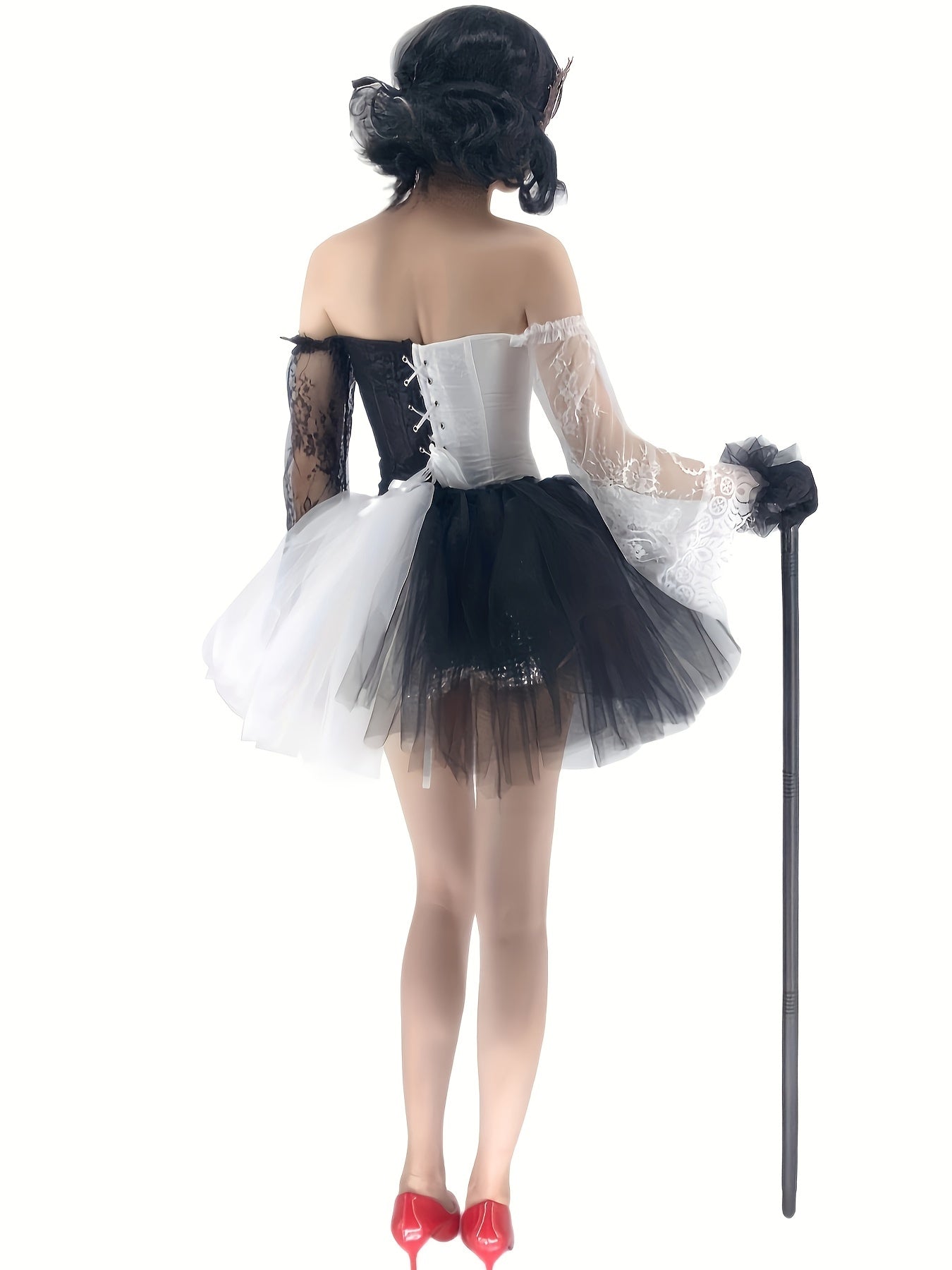 Lace Up Corset Bustier Tummy Control Body Shaper
