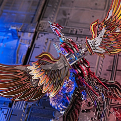 Bathing Fire Phoenix 3D Metal Assembly Model Puzzle