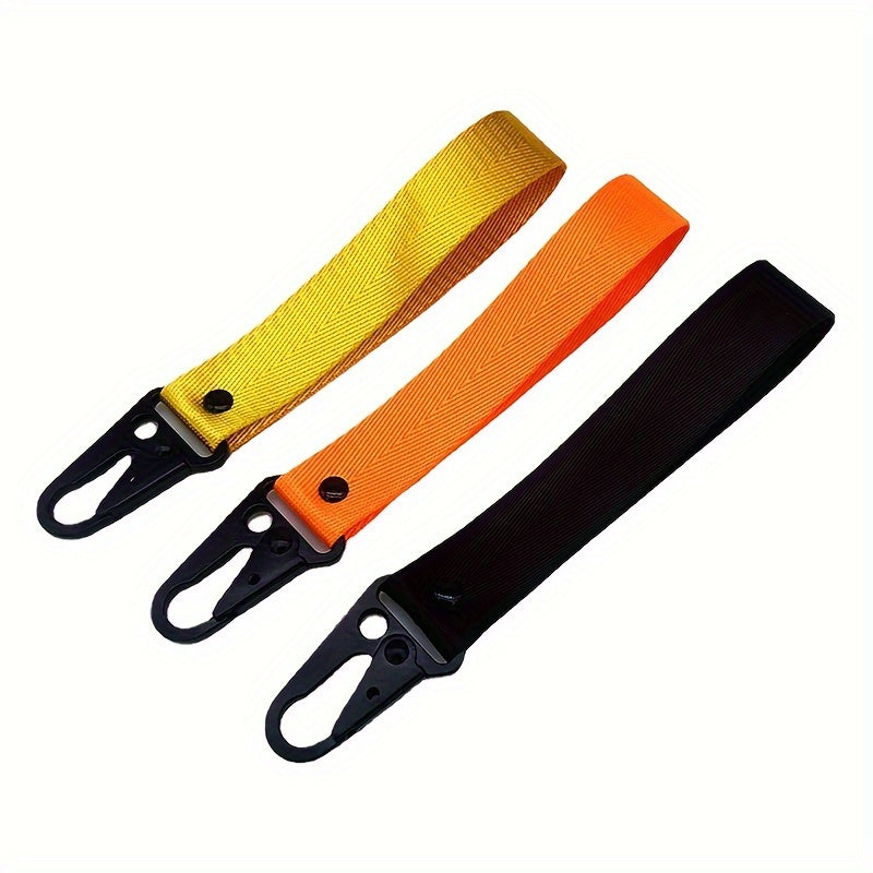 Multifunctional Keychain Strap With Carabiner Hook