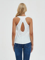 Hollow Back Sports Tank Top for Women