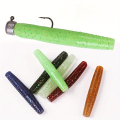 6pcs Bionic Soft Bait Floating Stick Insect For Perch Fishing